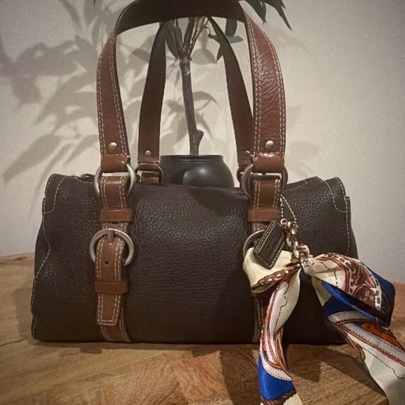 Handbags - Coach Vintage Brown Leather Satchel